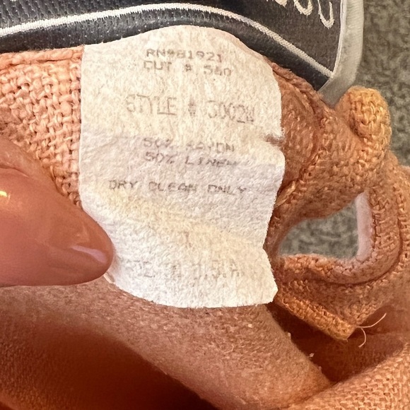 Vintage Robert Krugman Linen Blend‎ Dress - Picture 8 of 8